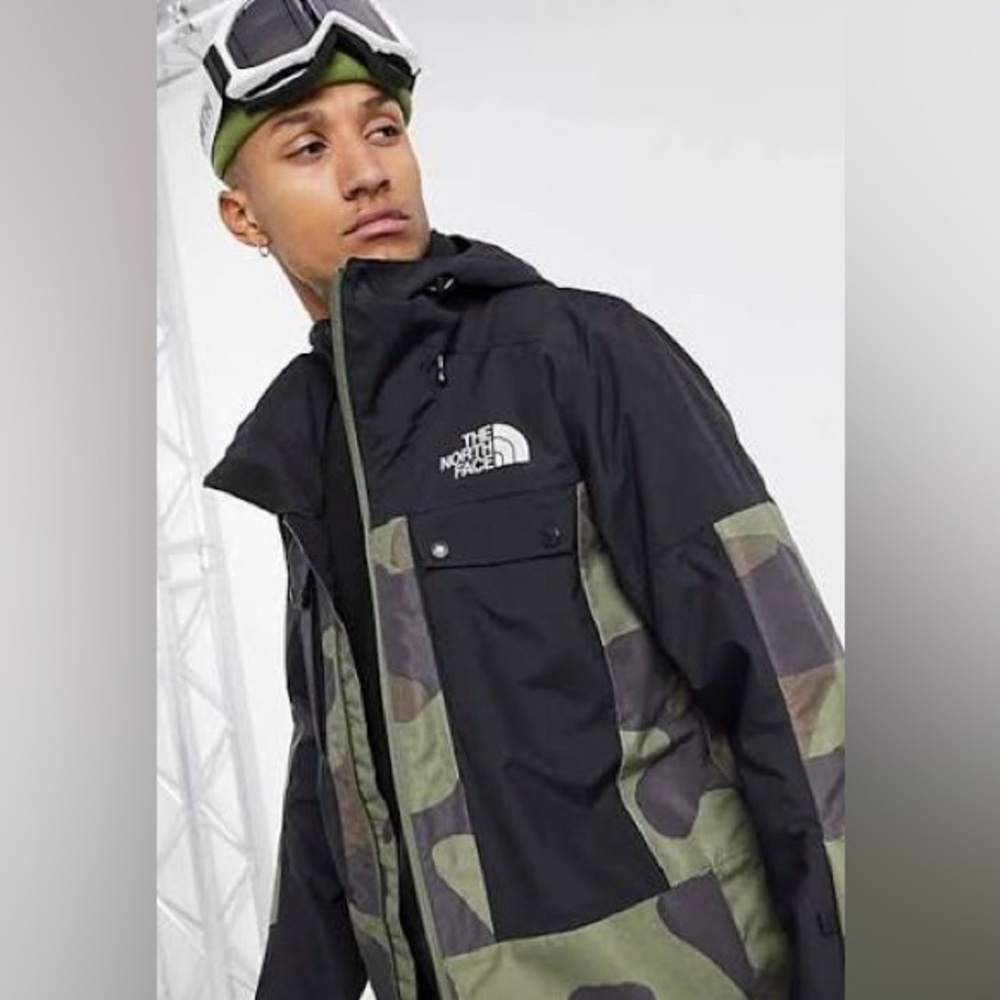 Ski Jacket The North Face Men Balfron Camo Print Snowboarding med.